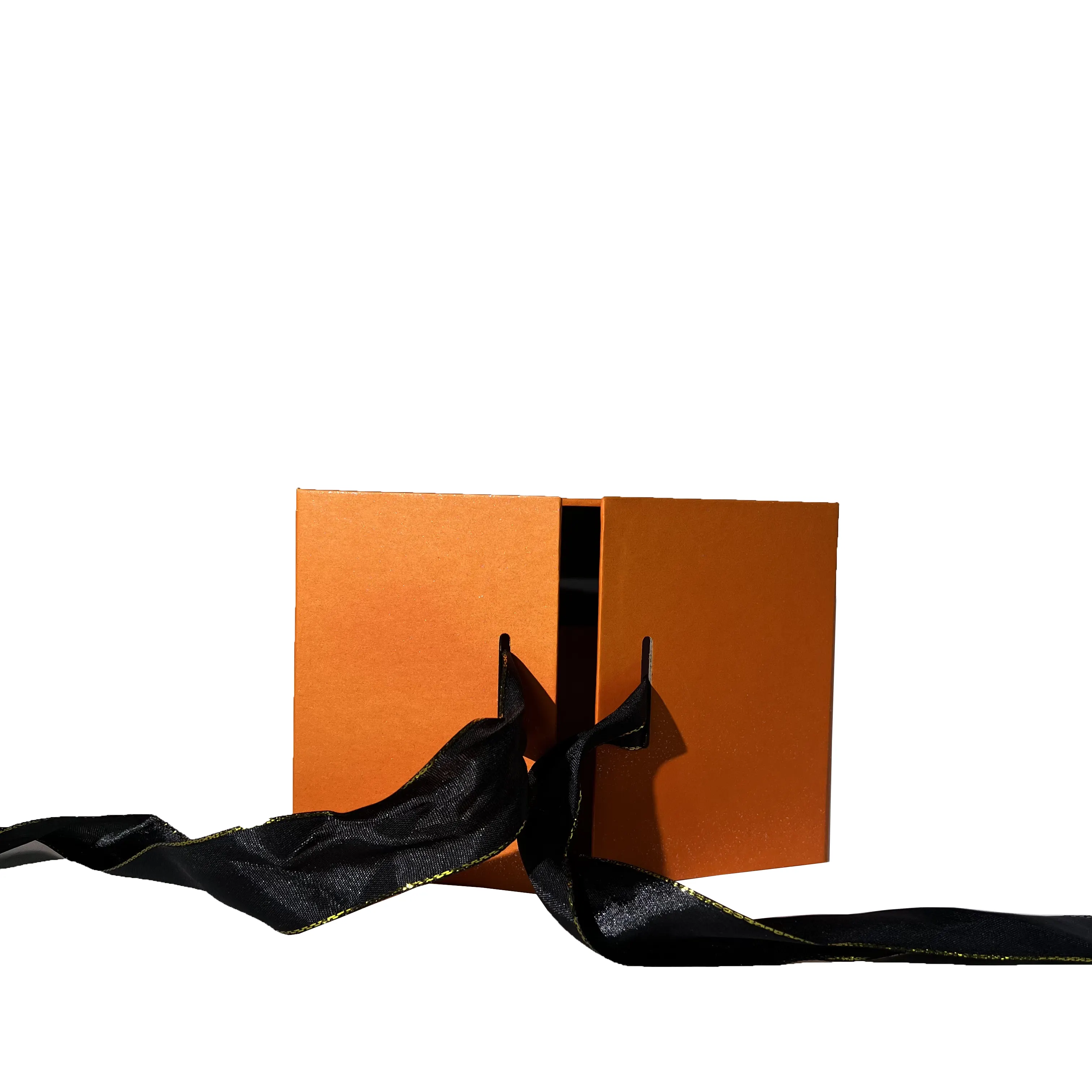 Paquete de joyería para el cabello de papel Kraft reciclable de materiales de cartón rígido Cajas de joyería para perforaciones corporales