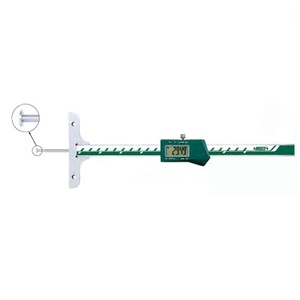 INSIZE 1148-120 Jauge de profondeur électronique avec barre de mesure ronde, plage de mesure 0-120 mm/0-4,7 po - Product Image 1