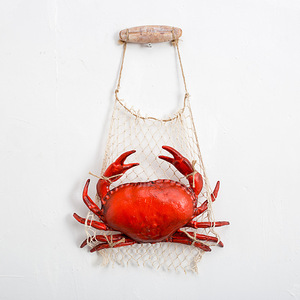 Decoración de pared de resina con cangrejo y langosta, estilo mediterráneo, para decoración del hogar o restaurante. - Product Image 3