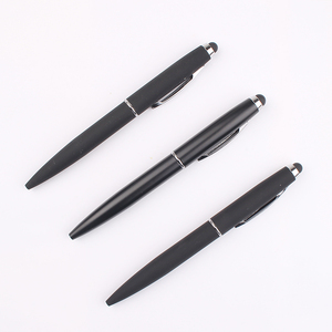 Bolígrafo de Metal Negro de <span class=keywords><strong>Buena</strong></span> Calidad de Fábrica, con Punta de Bola Mate y Logotipo Grabado Personalizado - Product Image 1