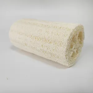 Toptan 10cm uzunluk beyaz yuvarlak lif kabağı sabun çanak lif kabağı luffa