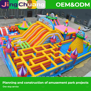 Castillo Inflable para Exteriores, Trampolín Grande para Niños, Proyecto de Parque Infantil, Fabricante de Castillos Inflables para Parques al Aire Libre, Nuevo - Product Image 1
