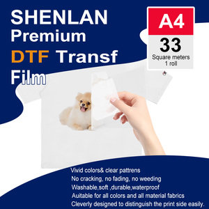 Film de <span class=keywords><strong>transfert</strong></span> thermique DTF PET A4 21cm*29.7cm 100 feuilles <span class=keywords><strong>pour</strong></span> imprimante jet d'encre DTF, <span class=keywords><strong>papier</strong></span> de <span class=keywords><strong>transfert</strong></span> direct sur film <span class=keywords><strong>pour</strong></span> t-shirts et textiles - Product Image 2