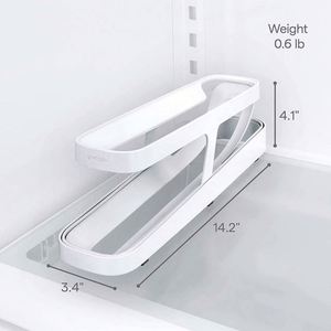 1pc Eco-Friendly ABS Plastic Egg Dispenser with Rolldown Design for <b>Fridge</b>-Neatly Stores and Distributes Eggs - Product Image 5