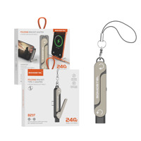 SOMOSTEL SMS-BZ37 240W Max Adaptor TYPE-C Dengan Braket Lipat untuk Pengisian Daya Ponsel 360 °   Rotasi Dengan Penyangga