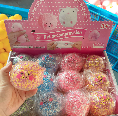 8cm TPR foam Pig stress balls