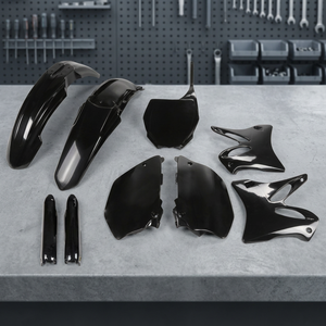 2008 2014 Yamaha YZ 250 Kit completo di plastica nera accessori moto esclusivi per il mercato degli Stati Uniti - Product Image 2