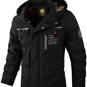 Người Đàn Ông Của Thời Trang Mới Dài Tay Áo Ngoài Trời Áo Khoác Cho Mùa Xuân Windproof Không Thấm Nước Thoáng Khí Ấm Áp Với Túi Lông Cừu Bên Trong Áo - Product Image 3