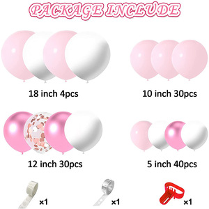 Ballon d'<span class=keywords><strong>anniversaire</strong></span> de mariage fournitures de fête d'<span class=keywords><strong>anniversaire</strong></span> ballon en latex décor enfants bébé douche <span class=keywords><strong>fille</strong></span> décor ballon rose guirlande arc <span class=keywords><strong>Kit</strong></span> - Product Image 3