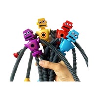 Mainan Teleskopik Robotik Desain Baru Mainan Plastik Unik dan Lucu untuk Dekompresi Tubular Cocok untuk Pria dan Wanita