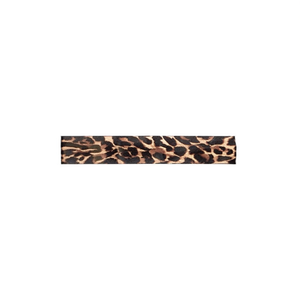 Cintura in Tessuto con Stampa Leopardata 2,5 Cm Design Minimalista Accessorio Moda Donna - Product Image 3