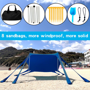 Toldo Manual para Playa, Protección Solar, Portátil, de una Sola Pieza, en Existencia, Venta Caliente 2026 - Product Image 3