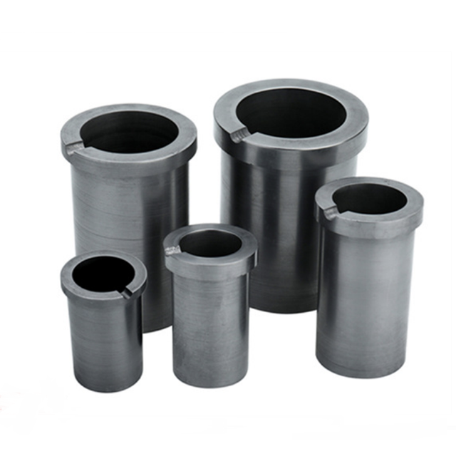 High-Purity Graphite Crucible for Laboratory Use High-Temperature Heat-Resistant for Gold Silver Smelting Metal Melting OEM