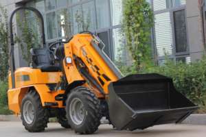 Manipulador telescópico CE EPA Mini rueda manipulador telescópico carretilla elevadora cargadora con buena calidad para la venta - Product Image 6