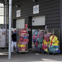 Chariot de stockage industriel en acier soudé sur 4 côtés, conception sécurisée