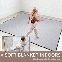 Tapis de pique-nique portable, pliable, imperméable, durable, léger, en polaire, épais, chaud, pour le camping en plein air, de haute qualité, doux