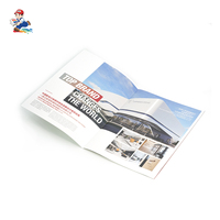 Service d'impression numérique sur demande personnalisé, livre avec couverture souple en papier kraft, reliure à point de selle pour brochures, dépliants, catalogues