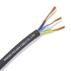 copper core 3x4mm2 4C 5C 10AWG Power Cables multi core rubber power cable