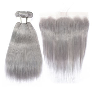 <span class=keywords><strong>ผม</strong></span>คนบราซิลดิบมัด<span class=keywords><strong>ผม</strong></span>มนุษย์สีเทาพร้อมการต่อ<span class=keywords><strong>ผม</strong></span>หน้าม้าเ<span class=keywords><strong>ป</strong></span>็นสีเทา - Product Image 2