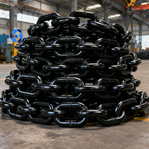 Chaîne de levage soudée de qualité industrielle 80, galvanisée, pour grue de levage, certifiée EN818 - Product Image 4