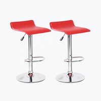 Tabouret de bar pivotant à hauteur réglable en cuir synthétique moderne en gros pour une utilisation en extérieur, en salle de sport, en cuisine commerciale
