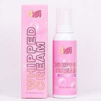 Nettoyant Cils Fouetté 100ml Marque Blanche Blanc/Rose Personnalisé Shampoing Fouetté pour Extensions de Cils Vente en Gros