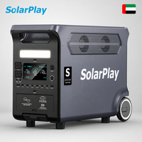 Solarplay Grosir Pembangkit Listrik Tenaga Surya 3840Wh Pengisian Cepat MPPT dengan Kotak Portabel yang Dibuat untuk Menahan Panas Ekstrem