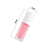 Fabrication de cosmétiques Gloss à lèvres végétalien en tube Luxe Gloss à lèvres personnalisé Pigment brillant Gloss à lèvres en gros
