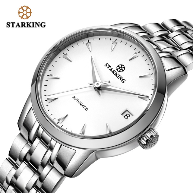 Luxury Custom Business Casual Waterproof Stainless Steel Case Single Calendar Automatic Women's Mechanical Watch