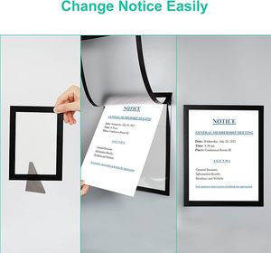 Support mural magnétique Hookei pour panneaux publicitaires en PMMA écologique – Affichage solide pour <span class=keywords><strong>la</strong></span> maison et le bureau - Product Image 5