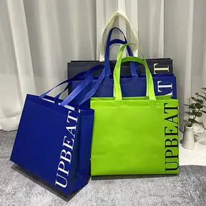 High Quality Fashion Environmental Friendly Foldable Reusable Gift Folding Non-Woven Shopping Bags