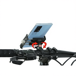 <span class=keywords><strong>Porte</strong></span>-vélo extérieur argenté, rotatif à 360 degrés, longueur réglable, en aluminium, <span class=keywords><strong>mural</strong></span>, durable, support de téléphone pour vélo, charge de 10 kg - Product Image 4