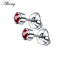 Boucles d'oreilles clous simples et tendance en acier inoxydable, 12 couleurs, finition métallique brillante, vente en gros