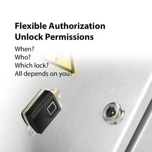 ट्रैफिक कंट्रोल बॉक्स के लिए वैनमा कुंजी अनलॉक विश्वसनीय निष्क्रिय कैमरा लॉक, कैबिनेट दरवाजा वाटरप्रूफ एंटी-चोरी मुक्त सॉफ्टवेयर शामिल - Product Image 5