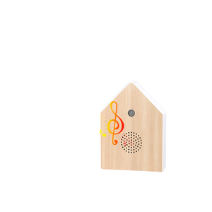 Moderno all'ingrosso bianco rumore uccello cinguettio carillon attira uccelli selvatici per giardino cortile alimentato a batteria imitando il canto degli uccelli - Product Image 4