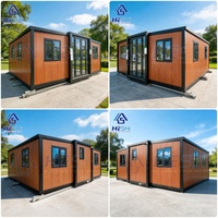 Casa Contenedor Prefabricada Expandible Impermeable de 20 y 40 Pies, Moderna, de 1, 2, 3, 4 o 5 Dormitorios, Tipo Tiny Home