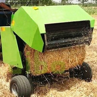 Fournisseur d'usine, agriculture, ATV, presse à balles de foin, meilleure qualité, machine à emballer, PTO, nouveau modèle, presse à balles de foin montée sur tracteur, 2023