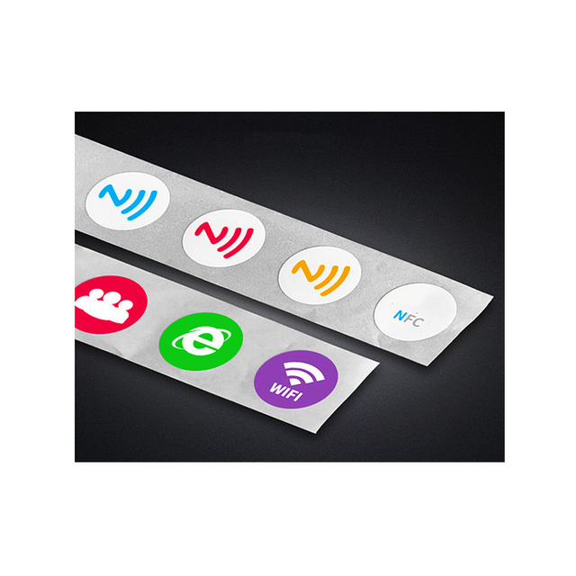 HECERE ISO14443 Protocol 144bytes Memory Access Control Customizable Programmable Tag 213 Small Waterproof 13.56MHz NFC Sticker