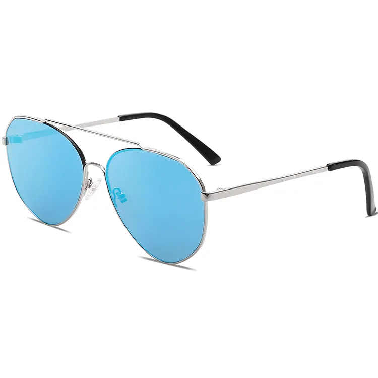 Vanlinker Pilot Round Sunglasses Classic Lady Mirrors For Women And Men Glass Light Shade Sunglasses
