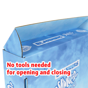 크라운 승리 라이트 블루 <span class=keywords><strong>Pr</strong></span> 접는 상자 신발 모자 양말을위한 향수 종이 상자에 대 한 럭셔리 마그네틱 접는 운동화 상자 스폰지 라이너 - Product Image 4