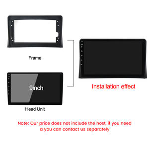 Cadre de tableau de bord 9 pouces pour VW <span class=keywords><strong>Volkswagen</strong></span> Passat B5 B8 Polo Golf Tiguan Touareg <span class=keywords><strong>Sharan</strong></span> Jetta car video Fascias Installation canbus - Product Image 4