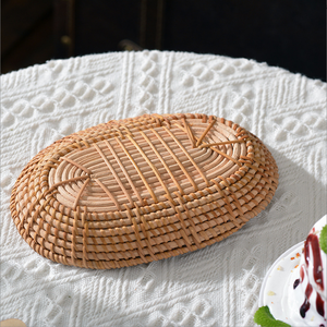 Плетеная корзина для фруктов и хлеба из ротанга - Product Image 4
