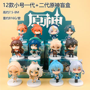Caja Sorpresa de 5-11 cm, <span class=keywords><strong>Genshin</strong></span> Impact, Xiao, Zhongli, Venti, Kawaii, Figura de Anime de PVC, Juguete Coleccionable de Moda - Product Image 6