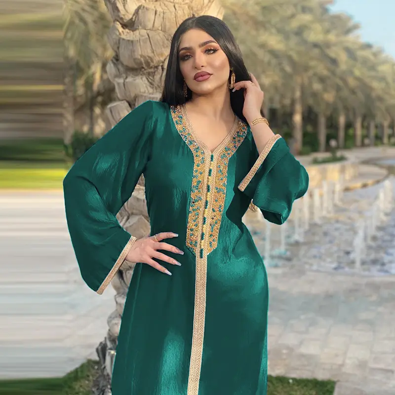 Открытое платье абайя, Дубай, мусульманское Макси-Платье, турецкий кафтан, кимоно, Бангладеш, халат, мусульманская одежда, кафтан