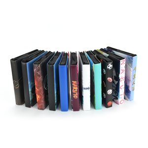 Logo kustom 4 6 9 12 16 20 saku klip cincin isi ulang Loose-leaf PU kulit PP Folder kartu perdagangan Album Binder - Product Image 2