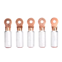 Cosse de câble bimétallique Cuivre-Aluminium série DTL, cosse de sertissage Cu-Al, connecteur de câble d'alimentation pour câblage électrique