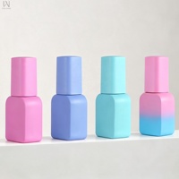 Échantillon Gratuit 12ml 13ml Flacon Vide en Verre pour Vernis à Ongles Marque Privée, Contenants pour Base Coat et Nail Art avec Bouchon et Pinceaux, Fournisseur d'Emballages