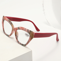 HS2227 unisexe carré lunettes de lecture 1pc cadre PC presbytie lunettes correctives pour hommes et femmes gris blanc vert cadre en verre