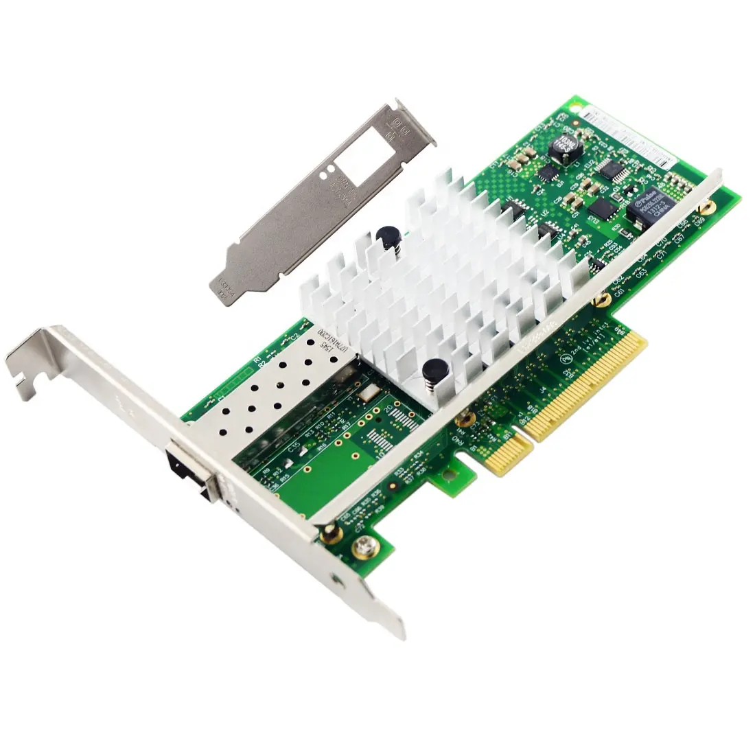 इंटेल 82599EN चिप 10GB एकल बंदरगाह SFP + PCI एक्सप्रेस X8 नेटवर्क कार्ड E10G41BTDA X520-DA1