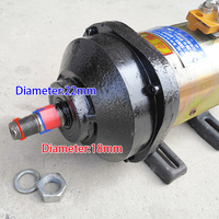 Motor DC Magnet Permanen 48V 1200W Efisiensi Tinggi IP54 Pemasangan Flens Pengurang Kecepatan Bekas Sepeda Listrik Refurbished